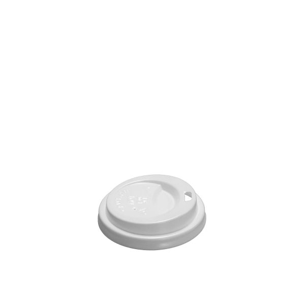 Poklopci za papirnate čaše 0,10L "ESPRESSO", bijeli, 50/1 (art.580)